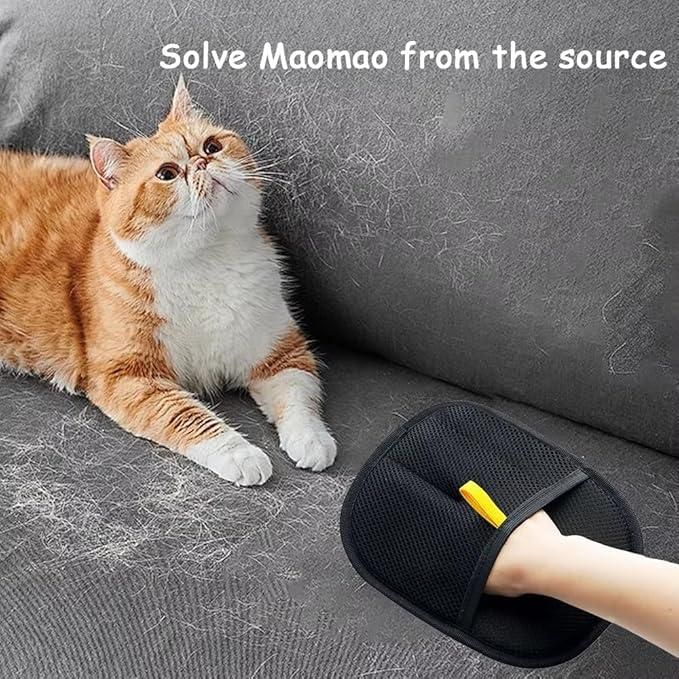 Pet Hair Removal Gloves from things like couch,cloths and etc